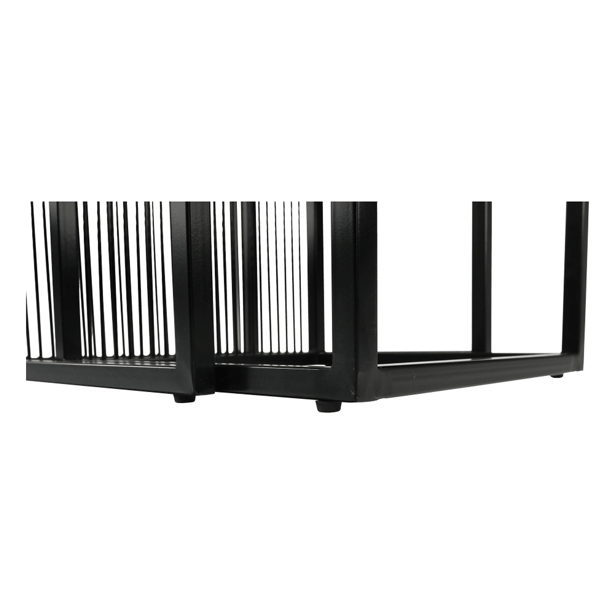 Set 2 masute RIMBO, stejar/negru
