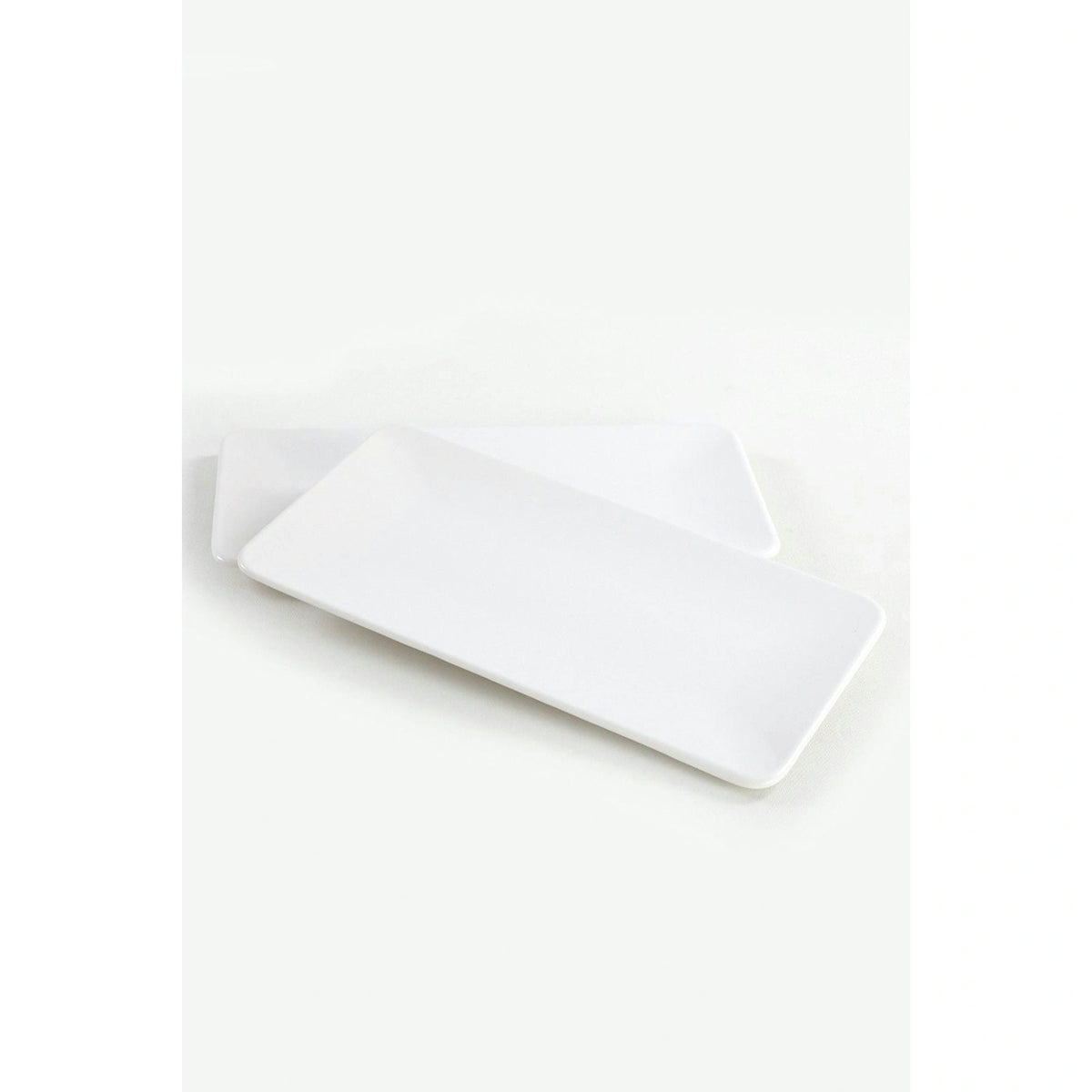 Set 2 platouri 275KRM1720, alb, ceramica, 33x17 cm