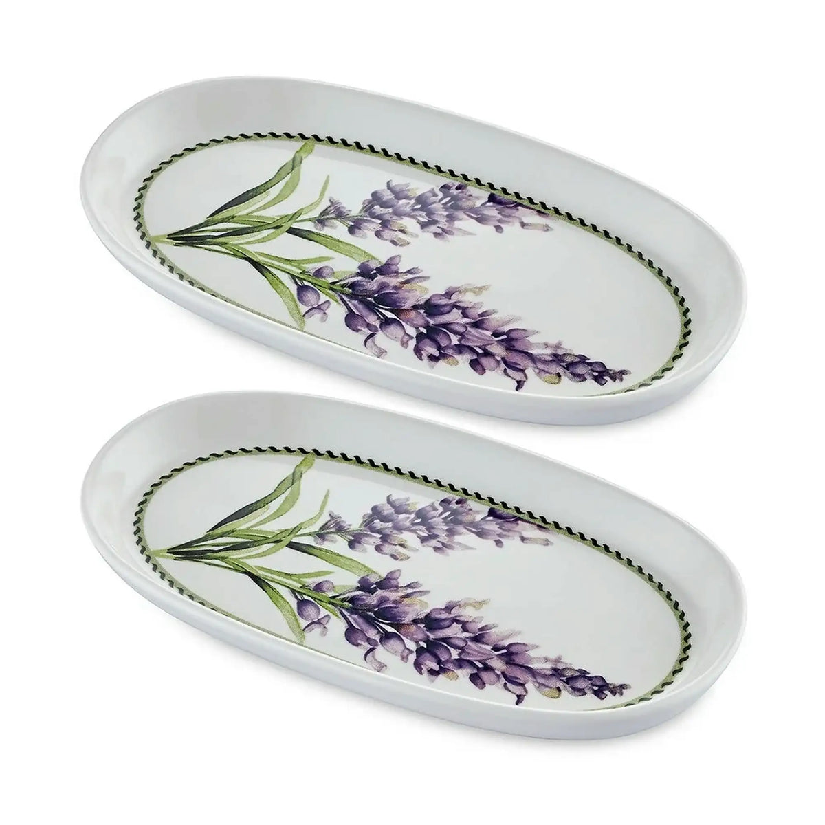 Set 2 platouri PRC0010, lila, ceramică