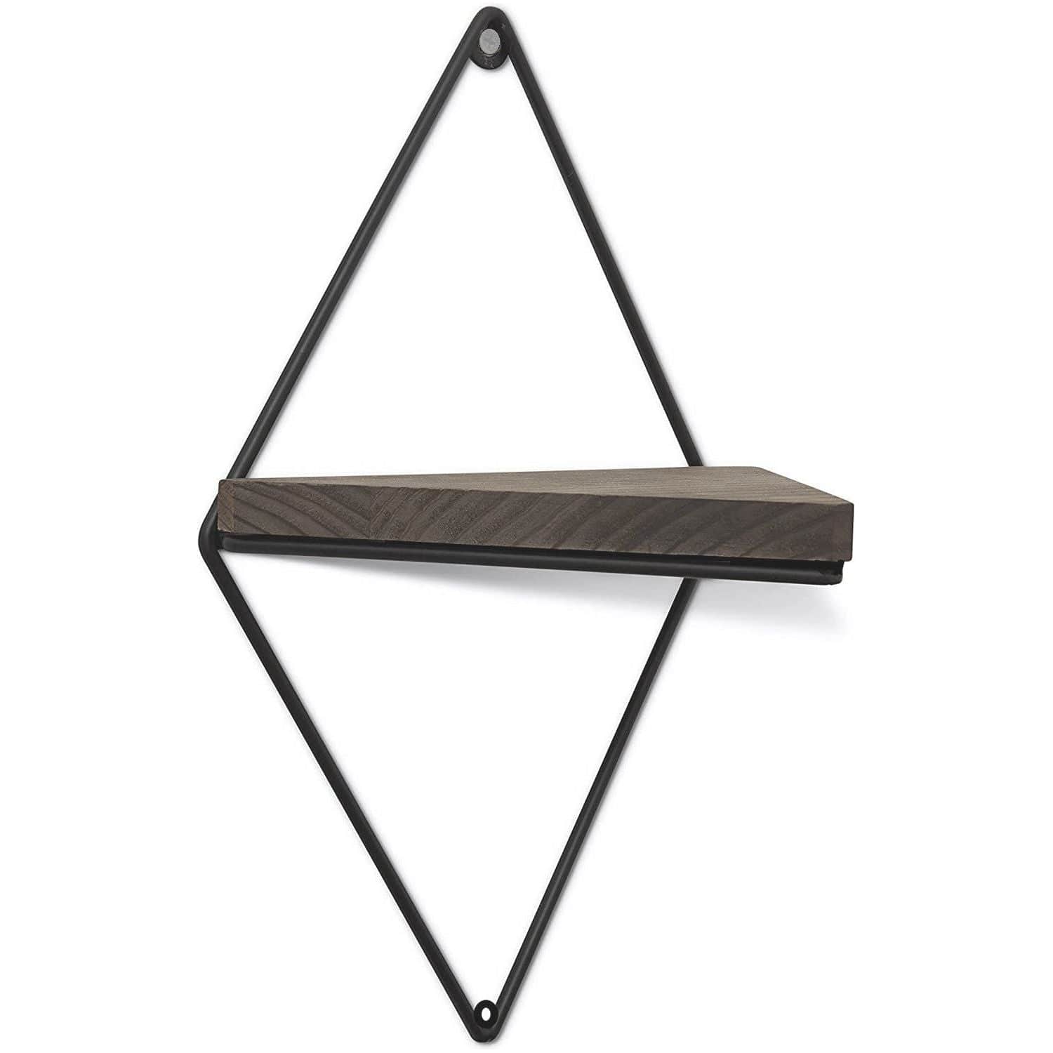 Set 2 polite 792EVL2865, negru/nuc, lemn/metal