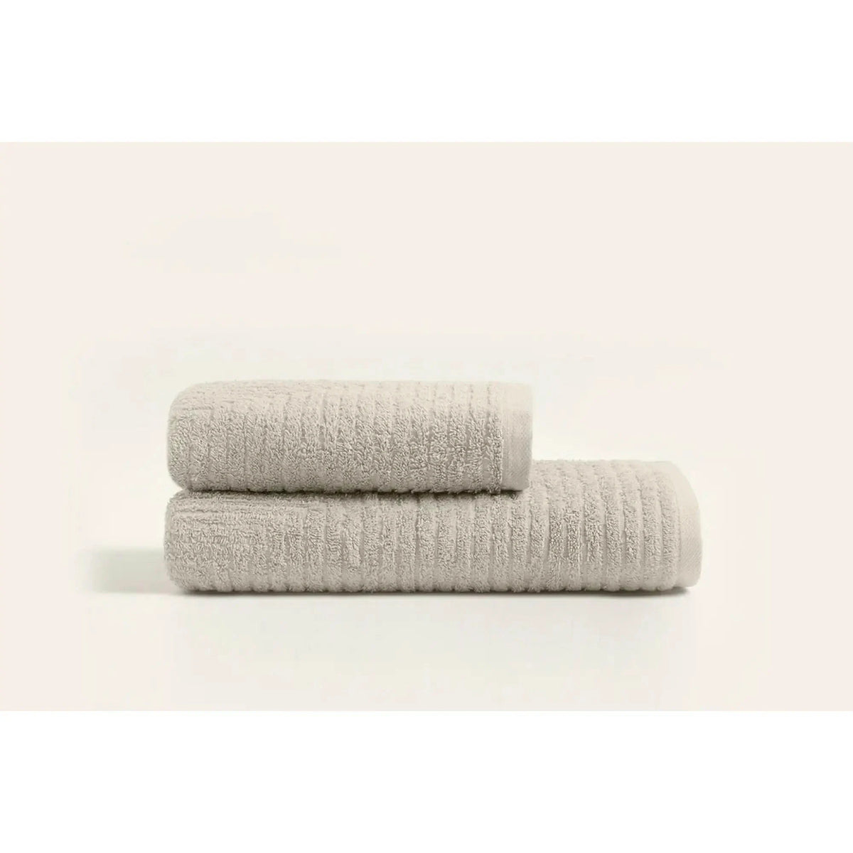 Set 2 prosoape baie 1036A-067-1, bej, bumbac