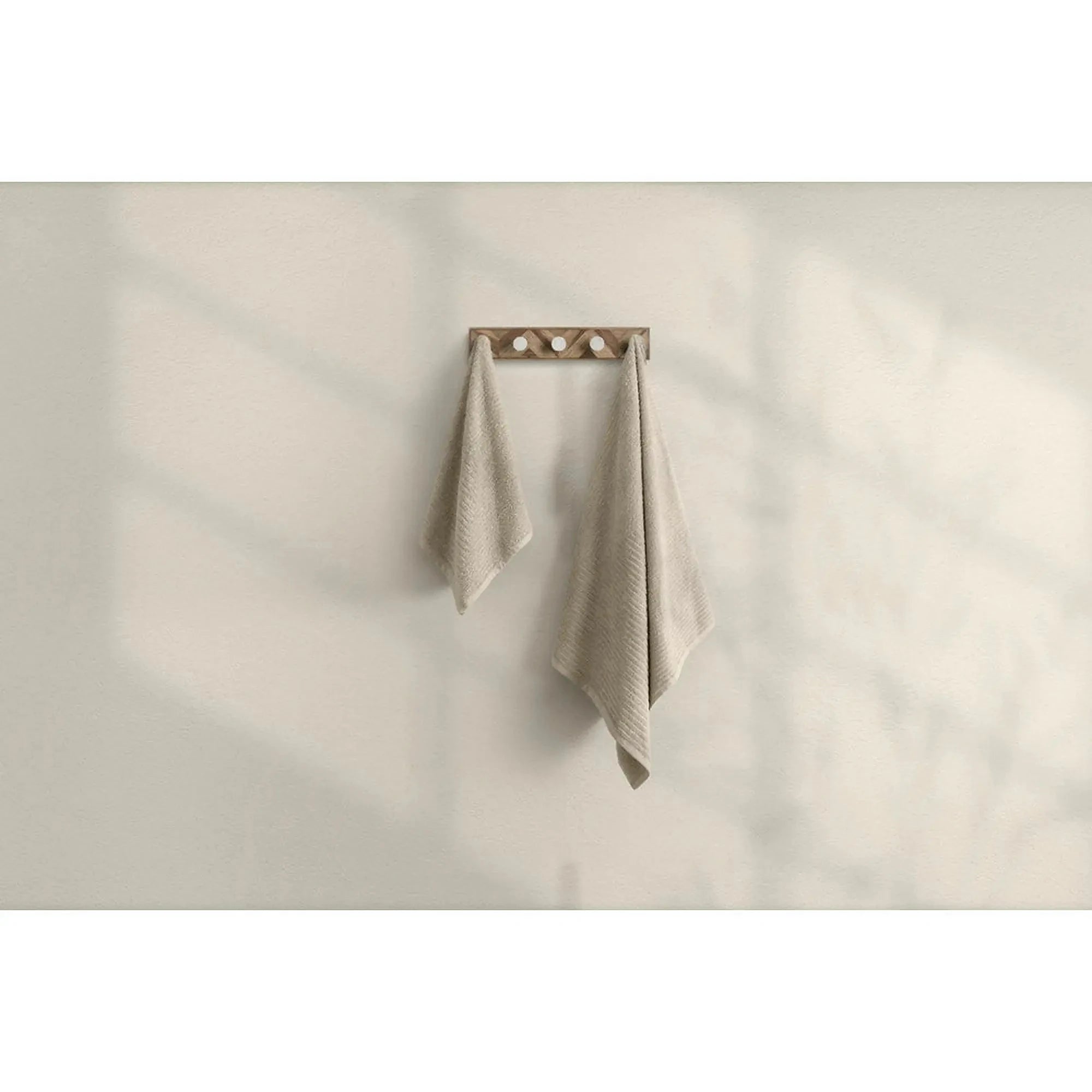Set 2 prosoape baie 1036A-067-1, bej, bumbac