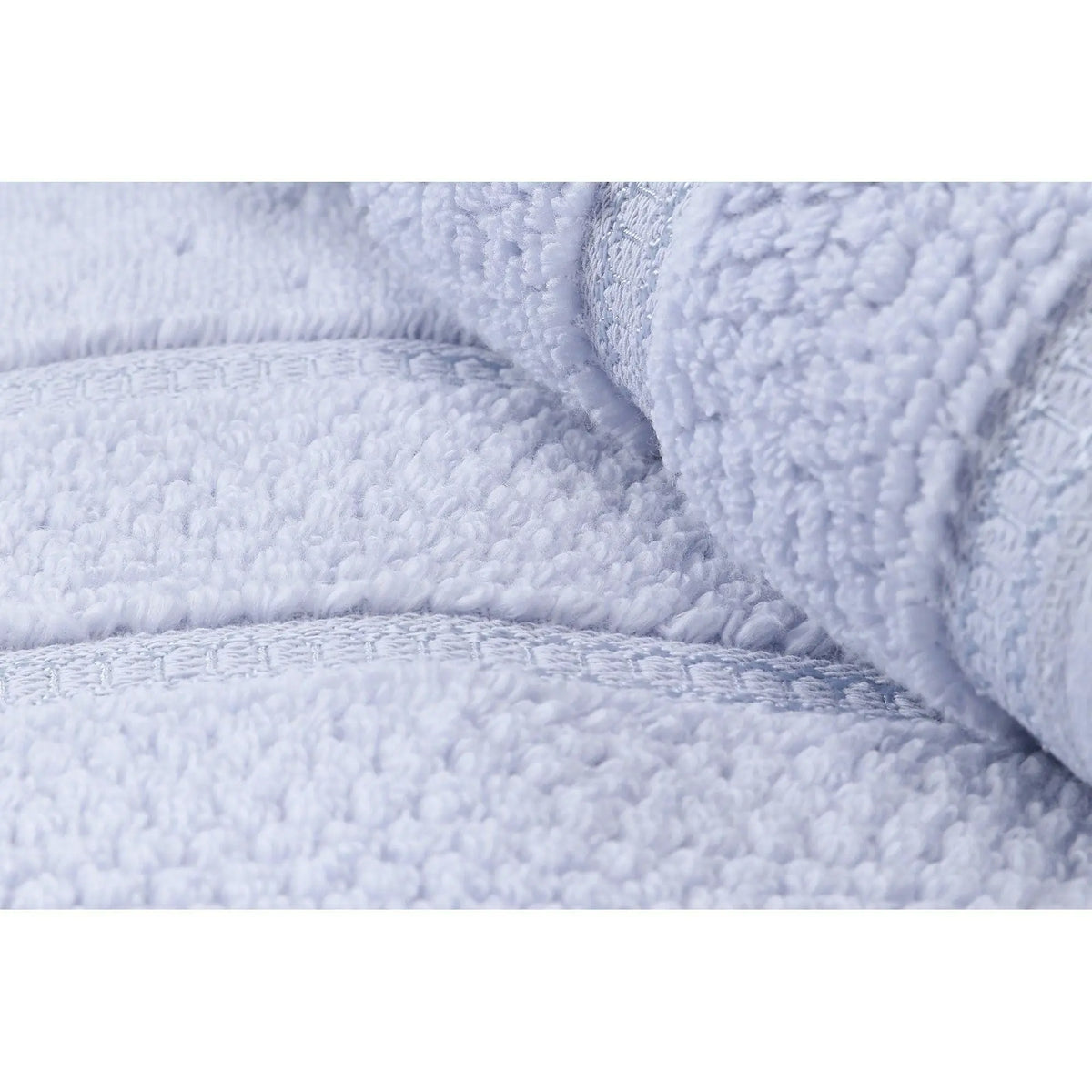 Set 2 prosoape baie ARELLA, albastru deschis, bumbac, 50x90 cm