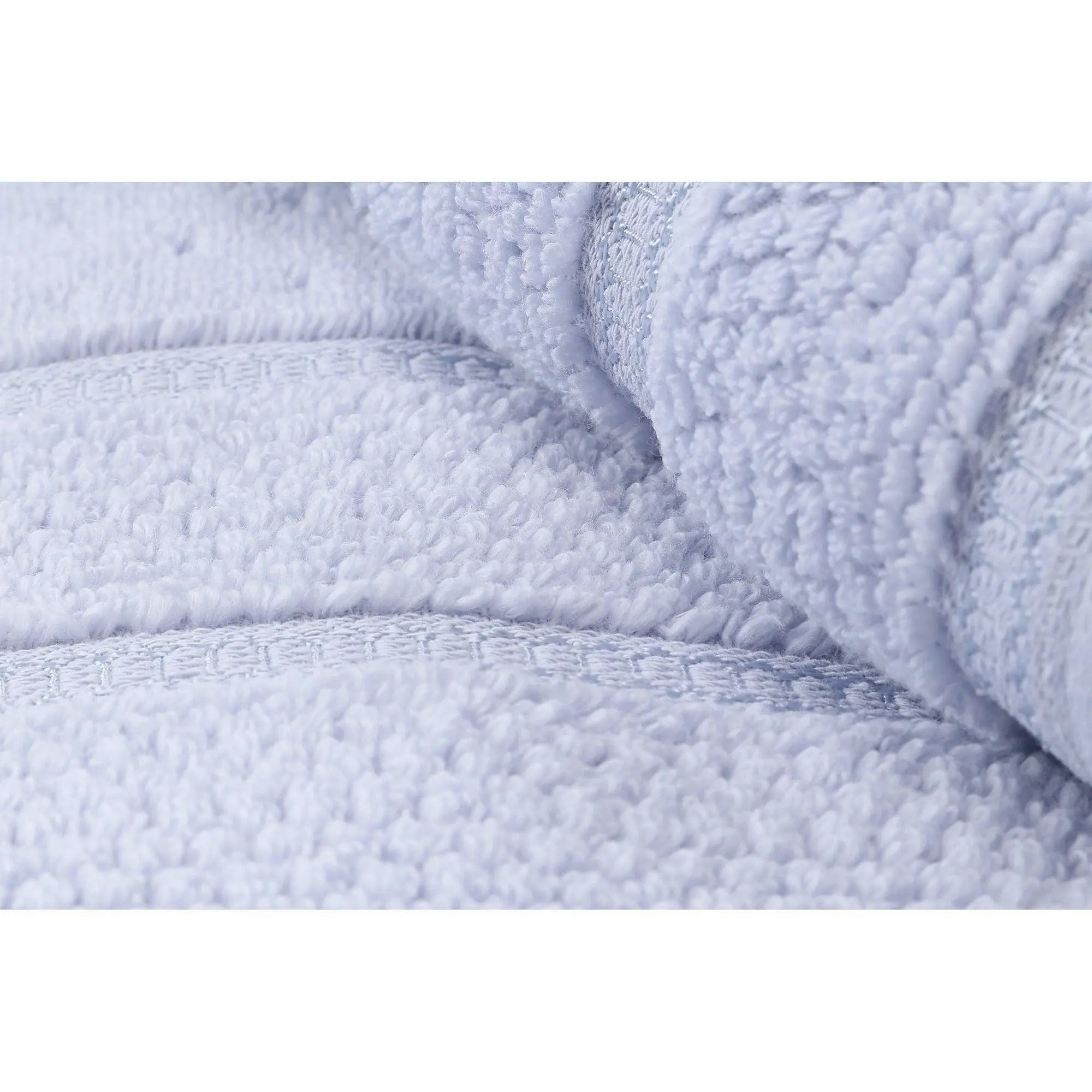 Set 2 prosoape baie ARELLA, albastru deschis, bumbac, 50x90 cm