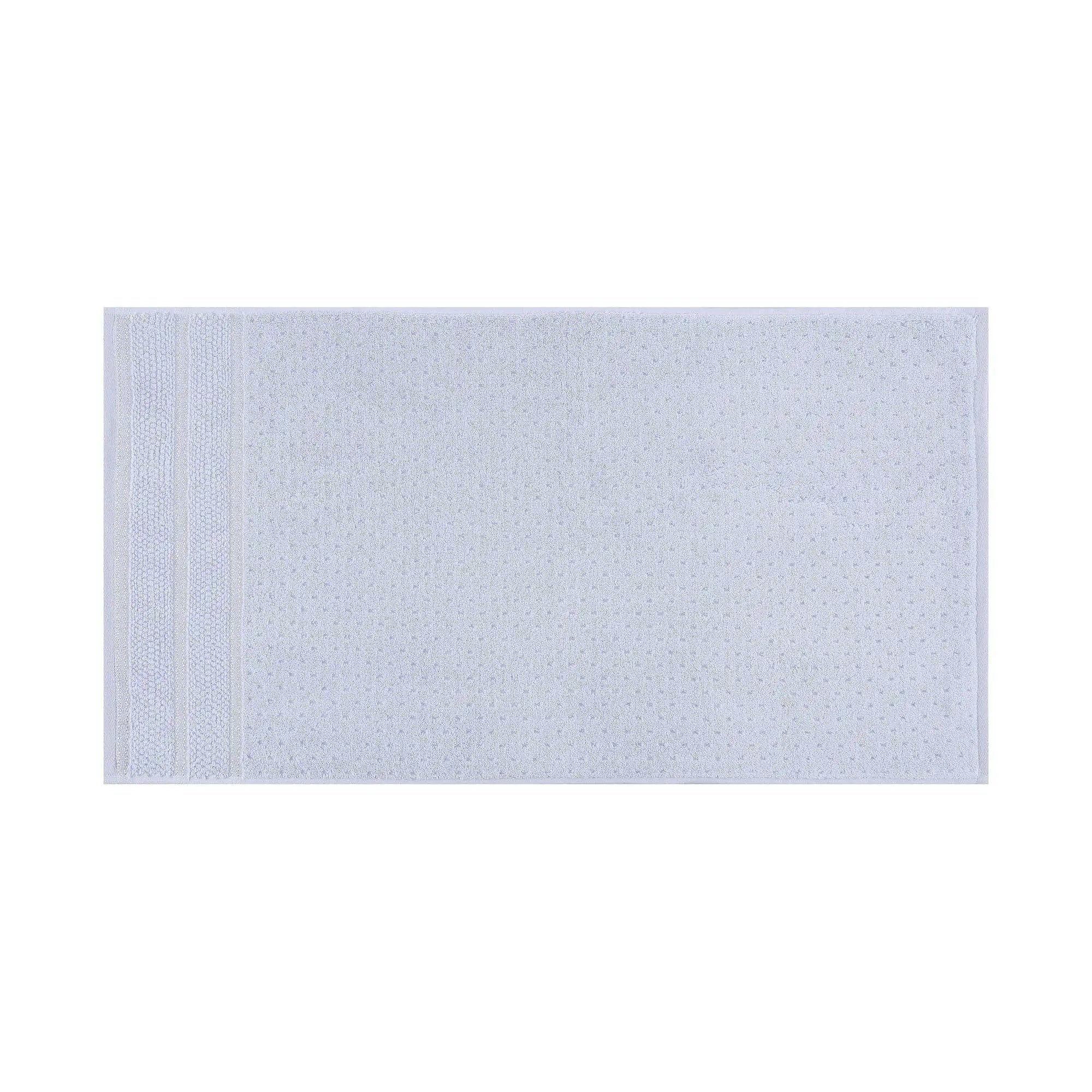 Set 2 prosoape baie ARELLA, albastru deschis, bumbac, 50x90 cm