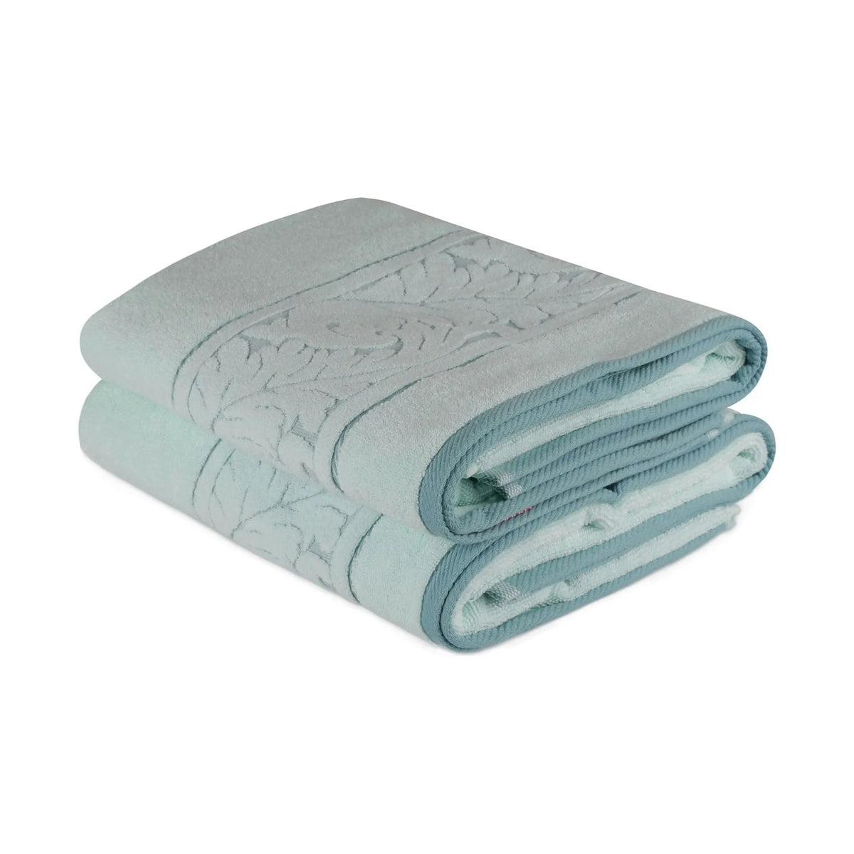 Set 2 prosoape baie SULTAN, verde menta, bumbac, 70x140 cm