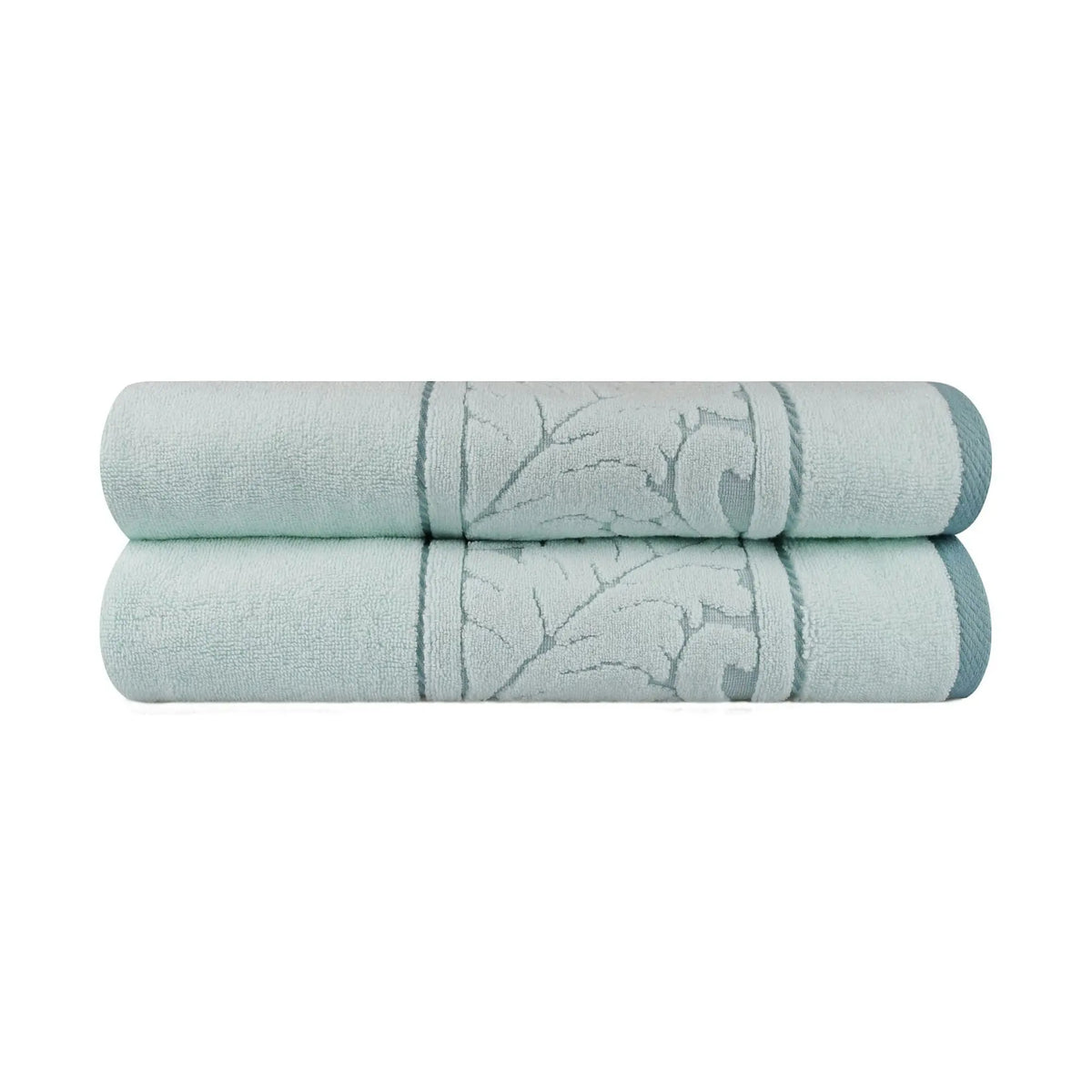 Set 2 prosoape baie SULTAN, verde menta, bumbac, 70x140 cm