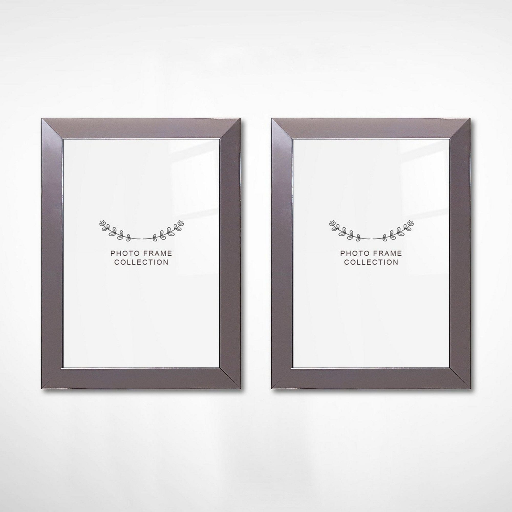 Set 2 rame foto 628DTR1139, crom, plastic, 15x21 cm