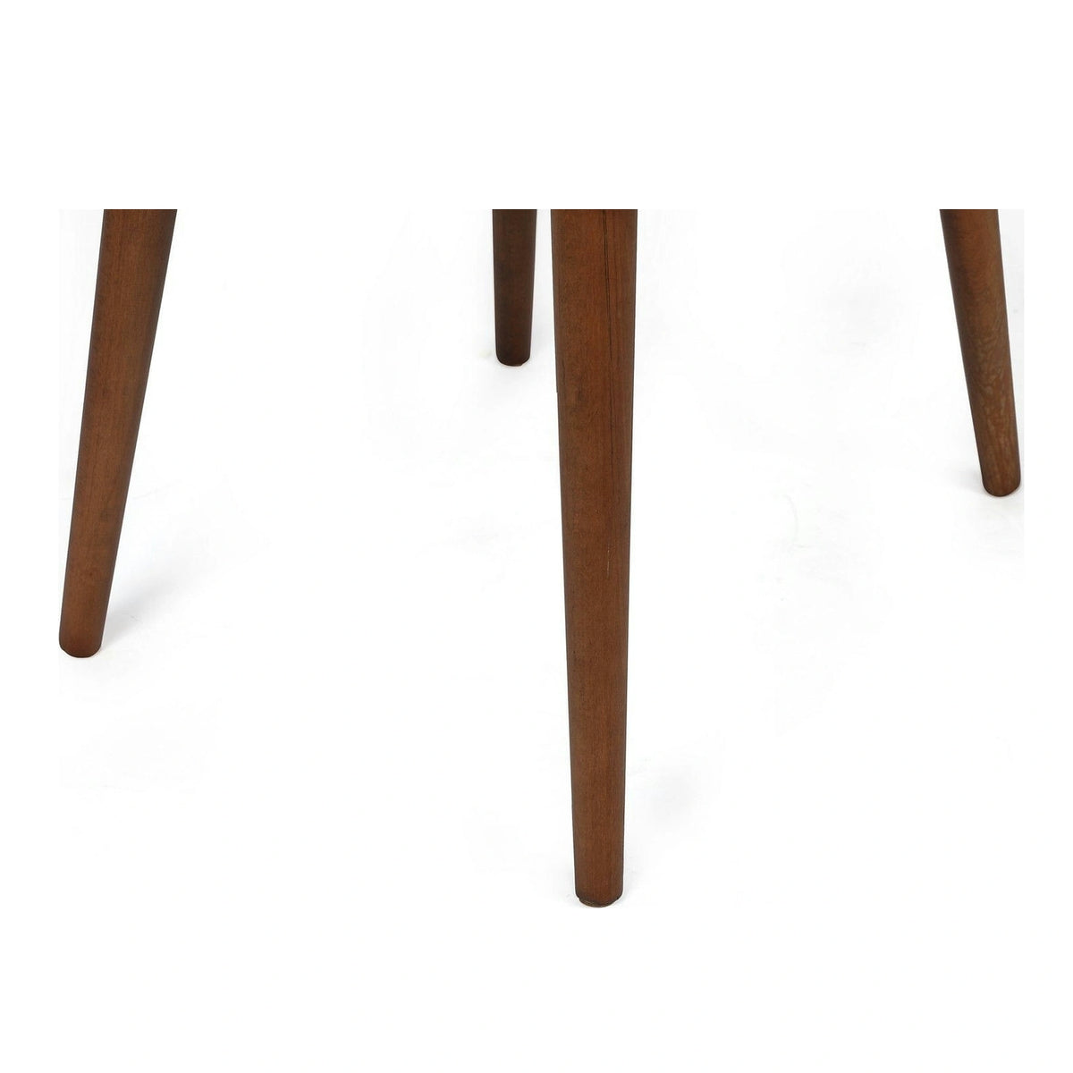 Set 2 scaune ALFA-464 V2, bej/nuc, stofa catifelata/metal, 50x49x90 cm