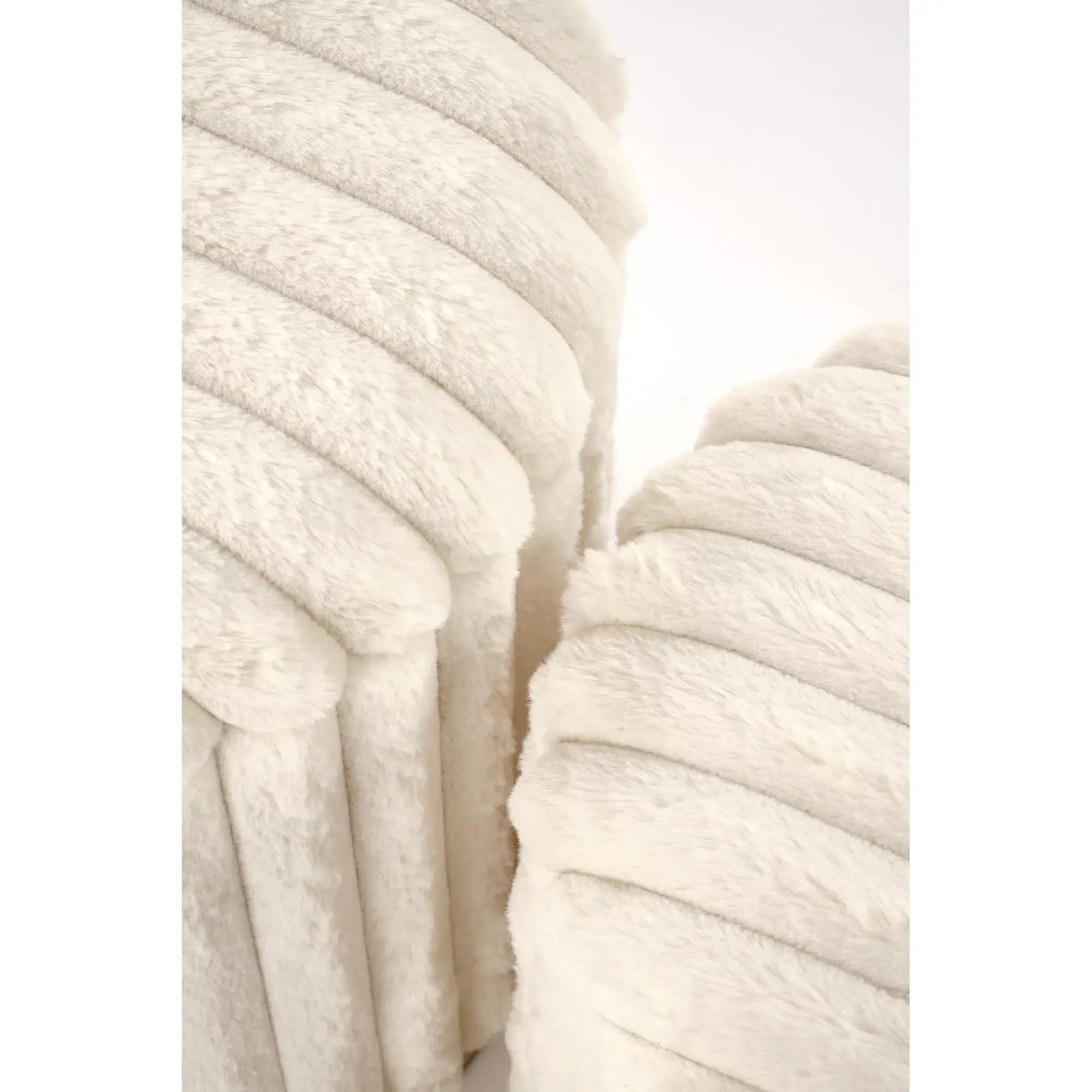 Set 2 taburete FIDO, stofa crem