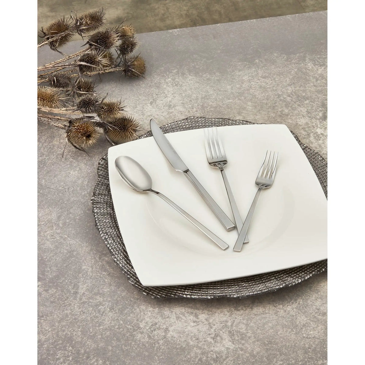 Set 24 tacamuri 216KRC1271, crom, otel