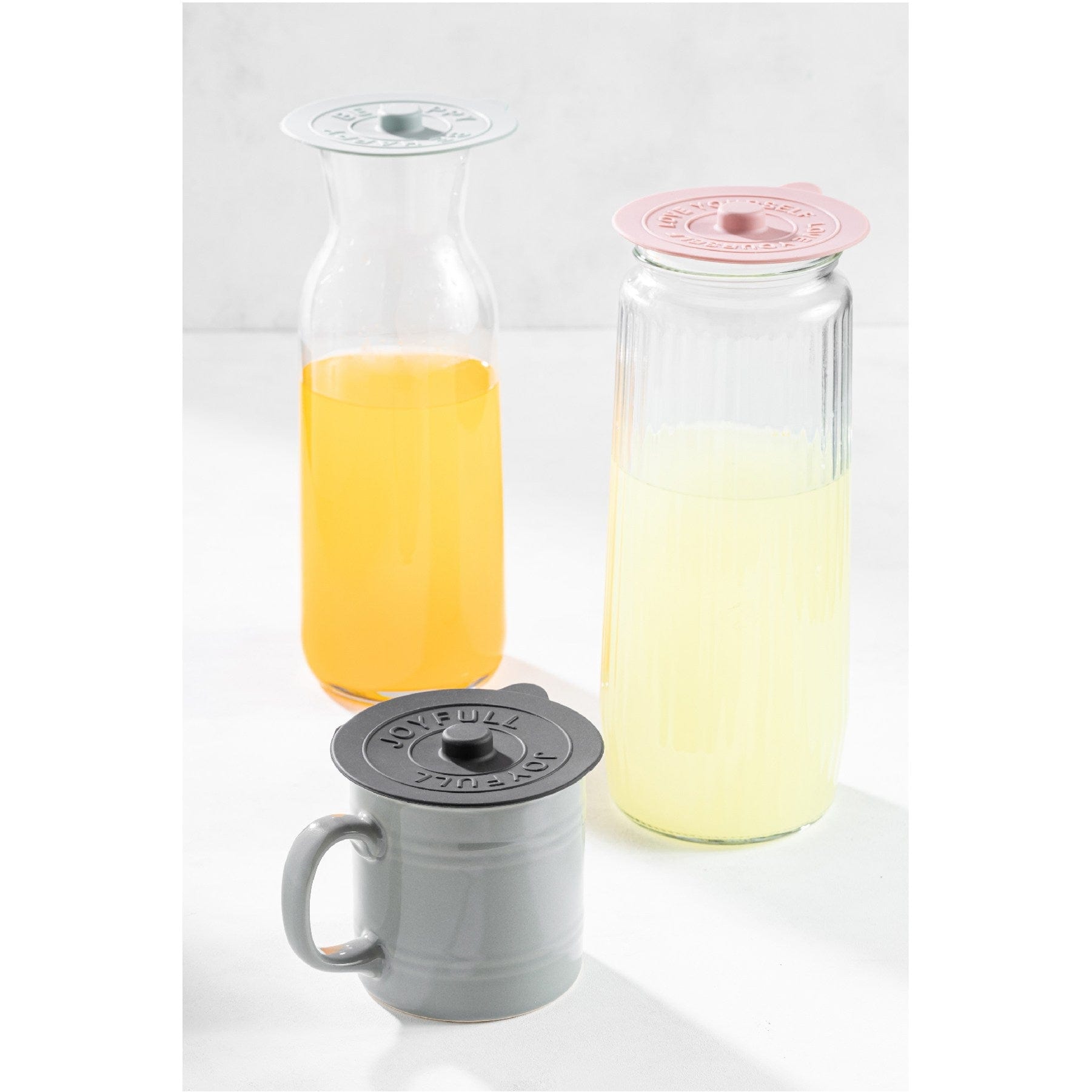 Set 3 capace VSLKNKPK3, multicolor, silicon, 10x10 cm