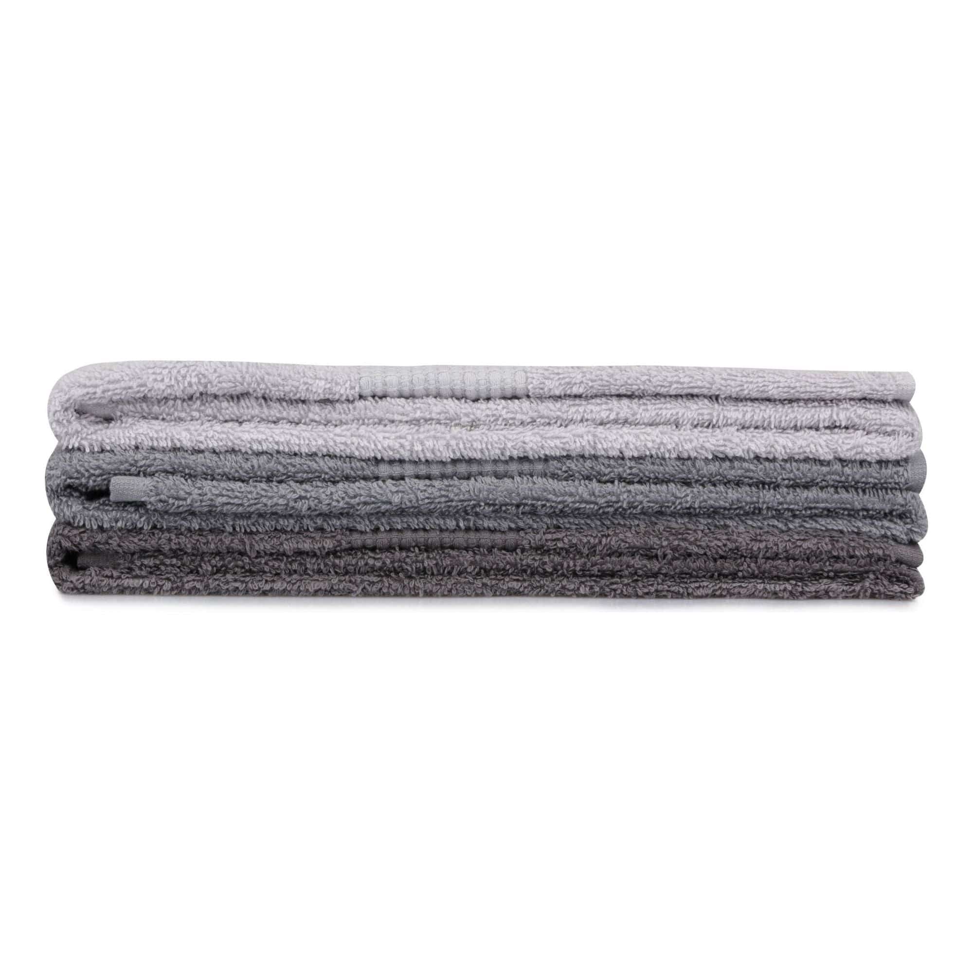 Set 3 prosoape baie 404, gri, bumbac, 50x90 cm
