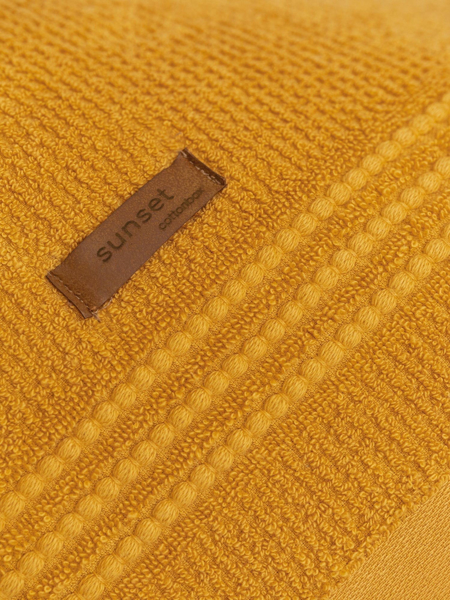 Set 3 prosoape baie WELLNESS, galben, bumbac