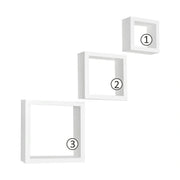 Set 3 rafturi KVADRO NEW DR-WS-6103, alb