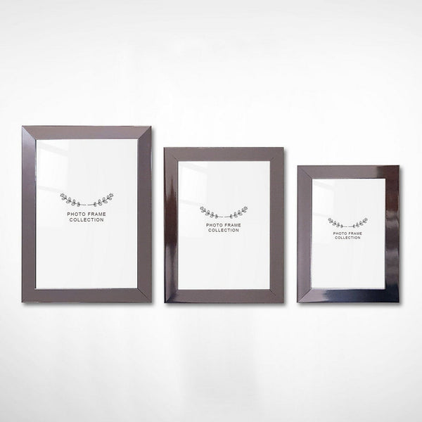 Set 3 rame foto 3IGFC1029, crom, plastic
