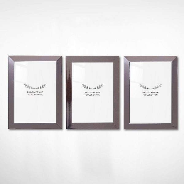 Set 3 rame foto 628DTR1159, crom, plastic, 13x18 cm