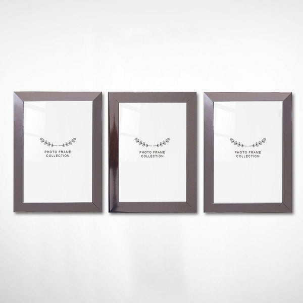 Set 3 rame foto 628DTR1160, crom, plastic, 15x21 cm