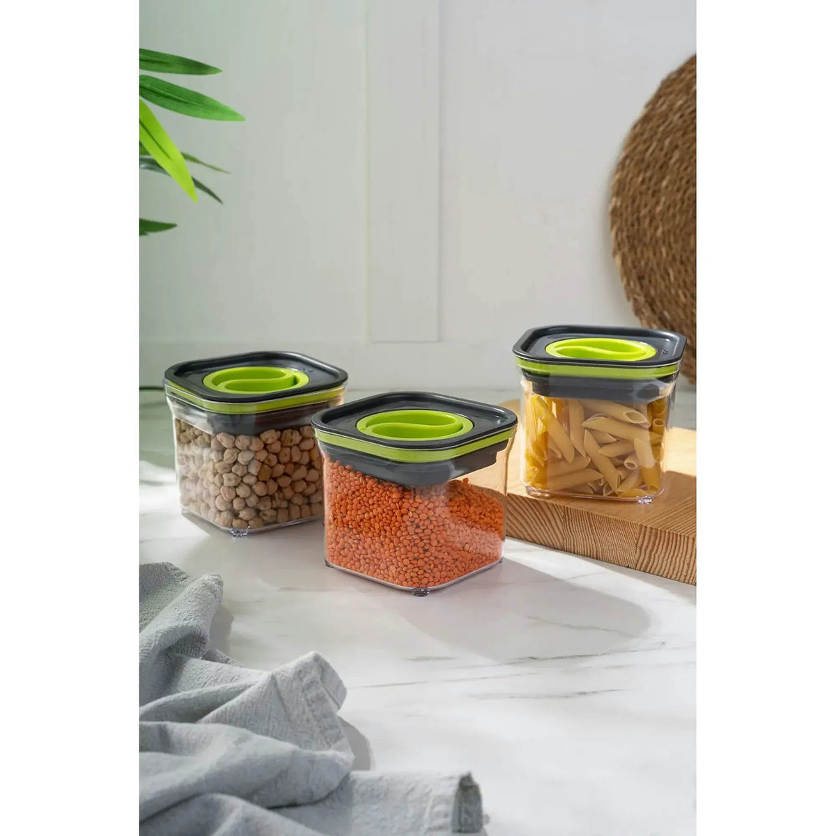 Set 3 recipiente 503HRN1149, plastic, 700 ml