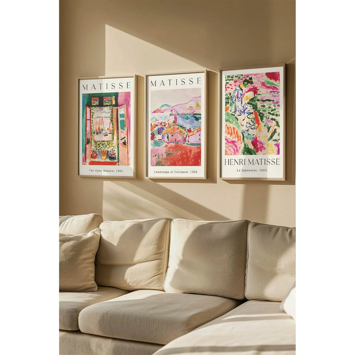 Set 3 tablouri ARTVMODEL1-AHSAP, multicolor, MDF