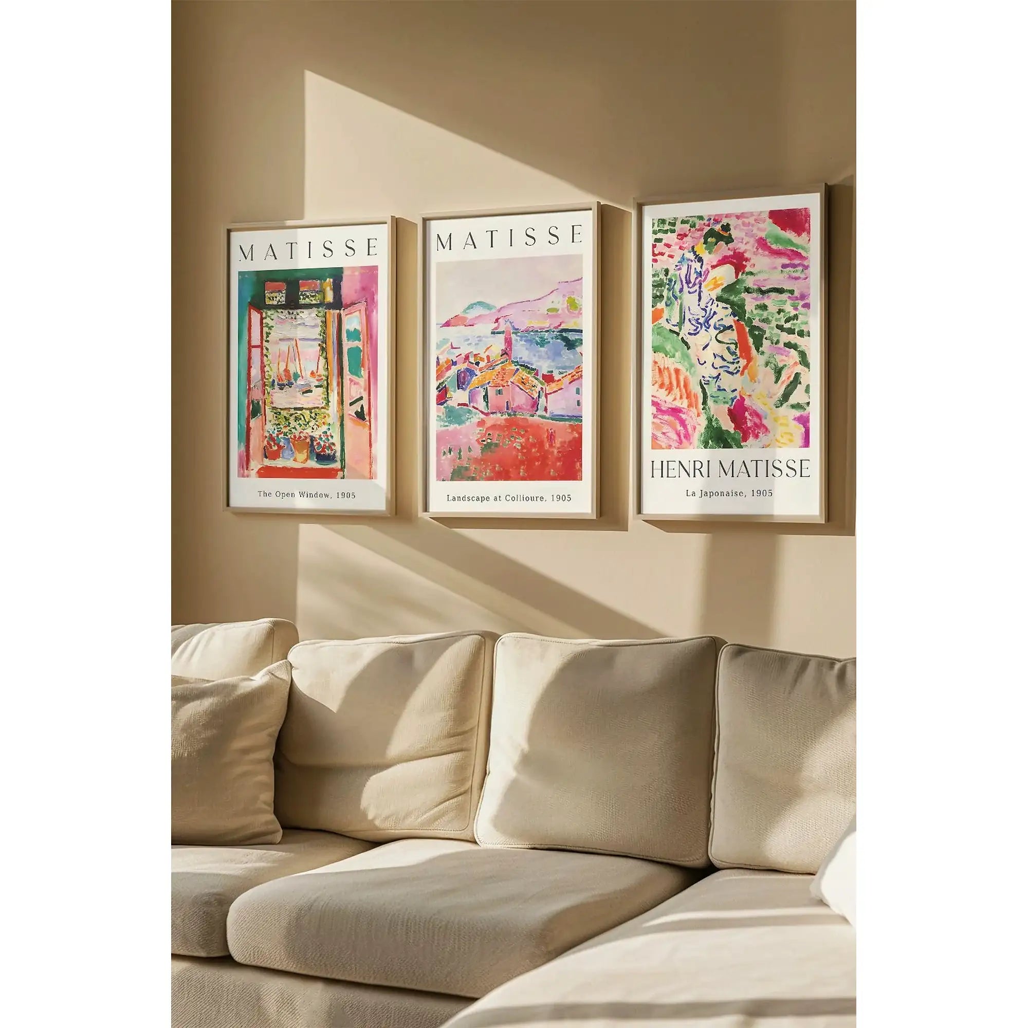 Set 3 tablouri ARTVMODEL1-AHSAP, multicolor, MDF