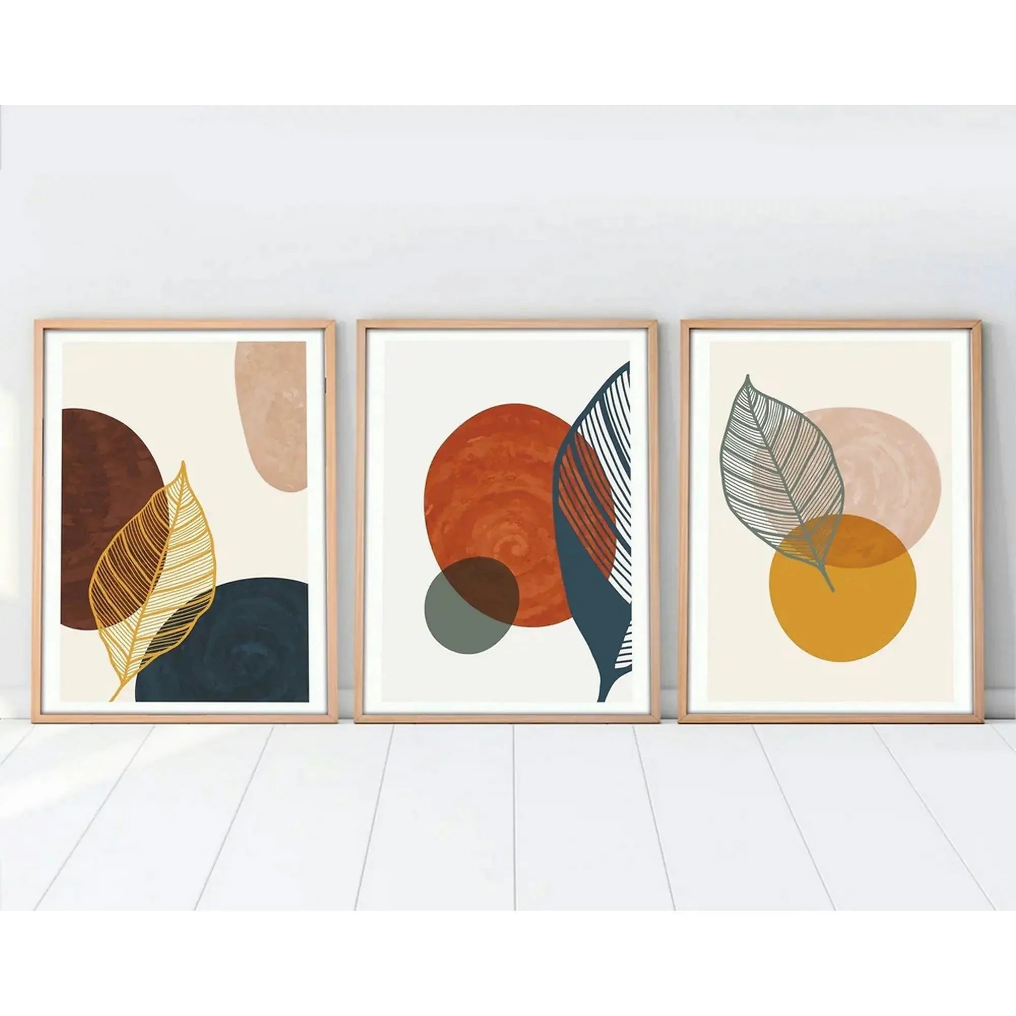 Set 3 tablouri HUHU209, multicolor, 20x30 cm