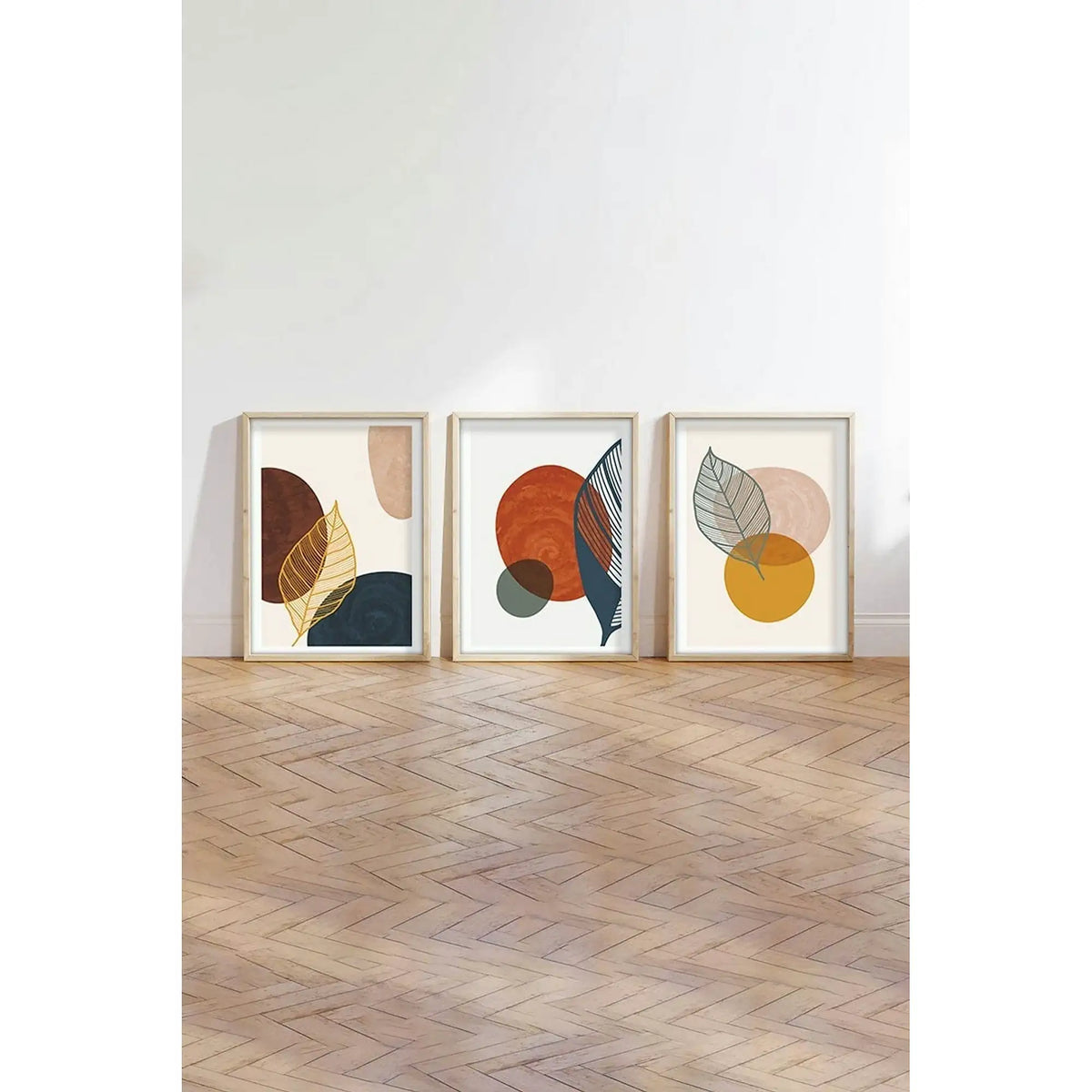 Set 3 tablouri HUHU209, multicolor, 20x30 cm