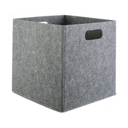 Set 4 cutii HMY-6356, gri, pasla, 24x24x24 cm