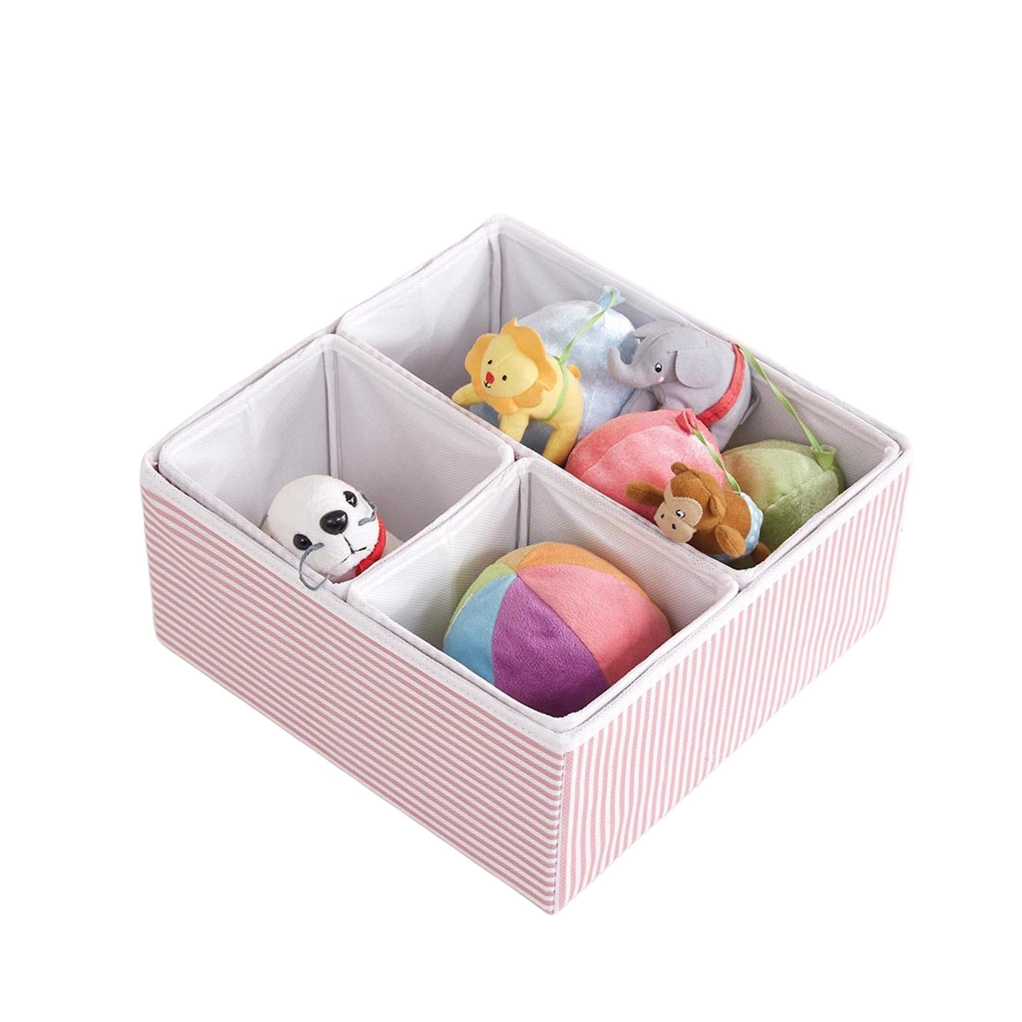 Set 4 organizatoare YLC421, roz, bumbac/poliester