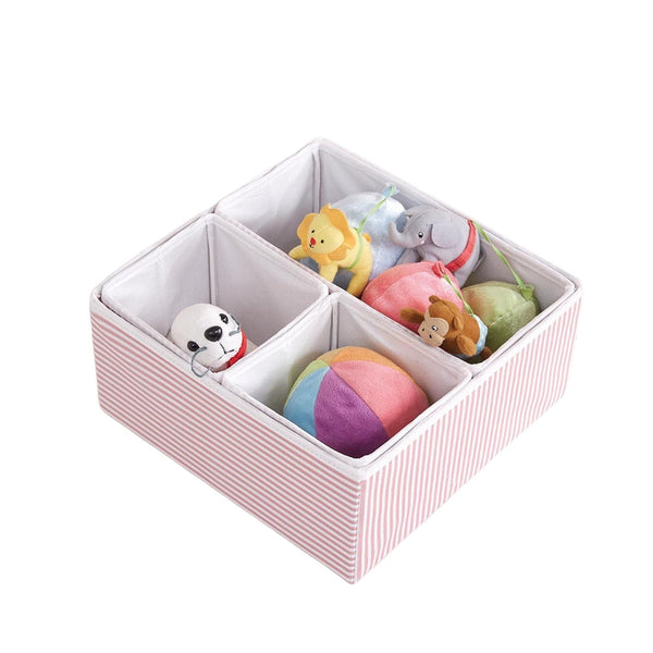 Set 4 organizatoare YLC421, roz, bumbac/poliester