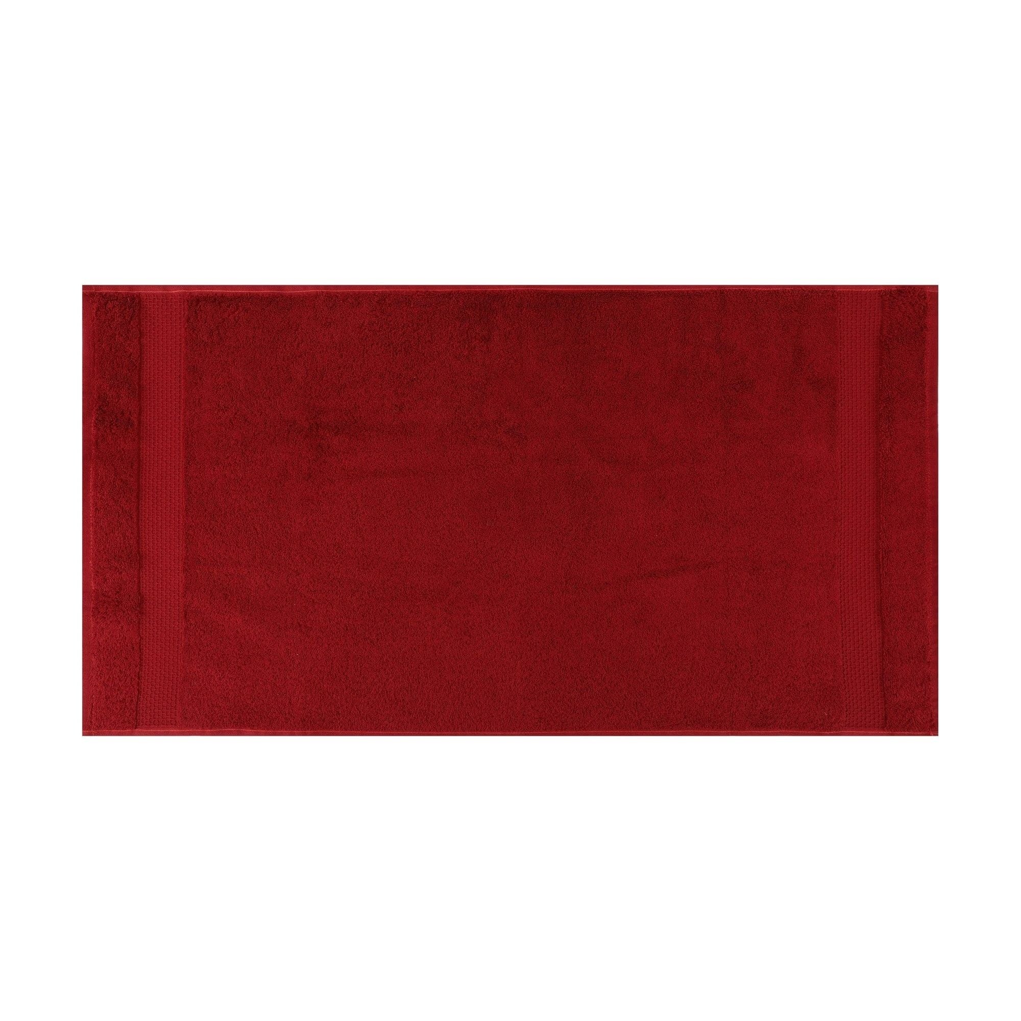 Set 4 prosoape baie 801, rosu, bumbac, 70x140 cm