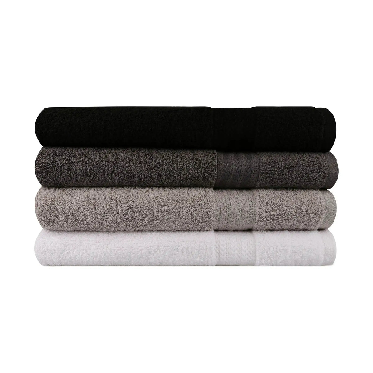Set 4 prosoape baie RAINBOW, bumbac, 70x140 cm