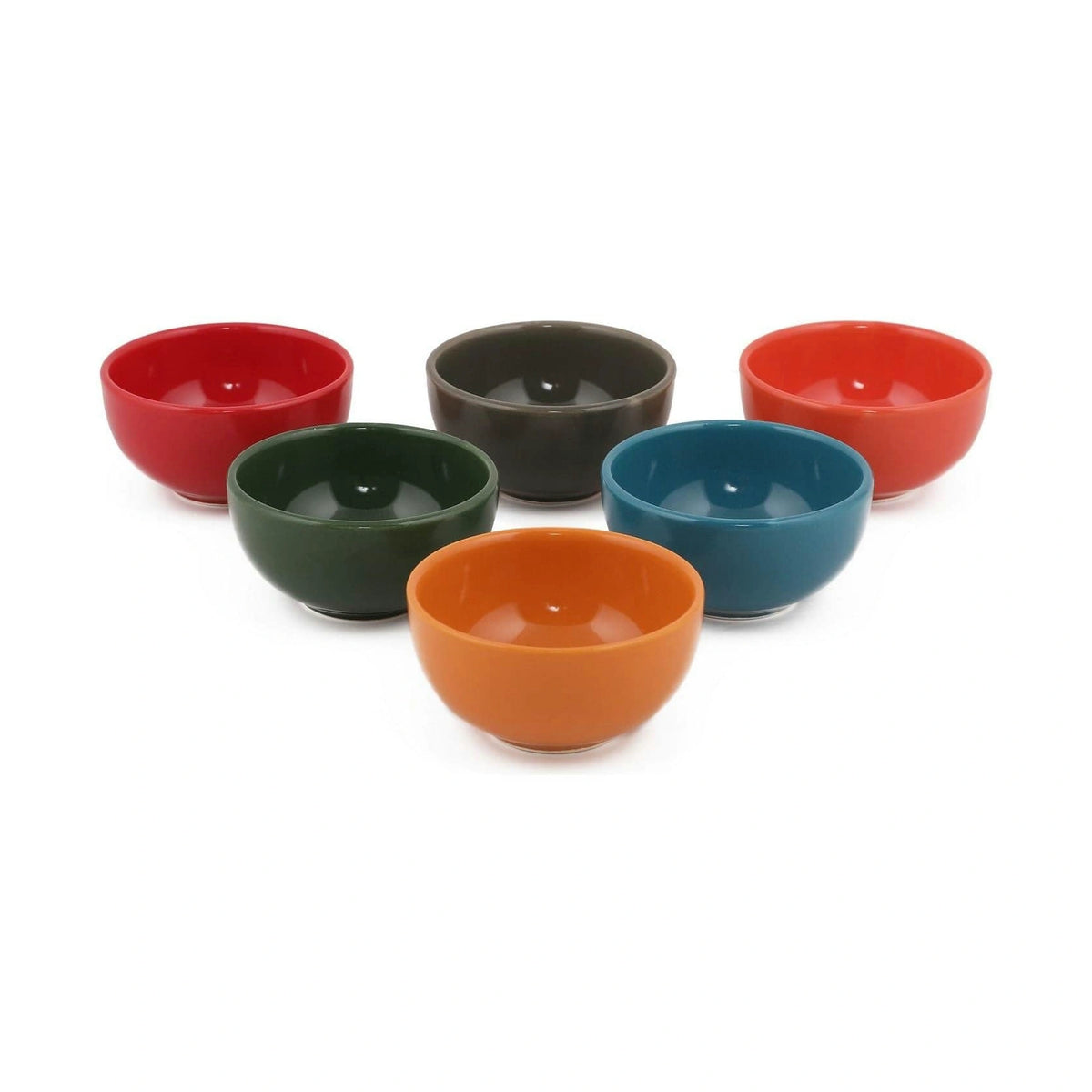 Set 6 boluri 275KRM1583, multicolor, ceramica, 110 ml