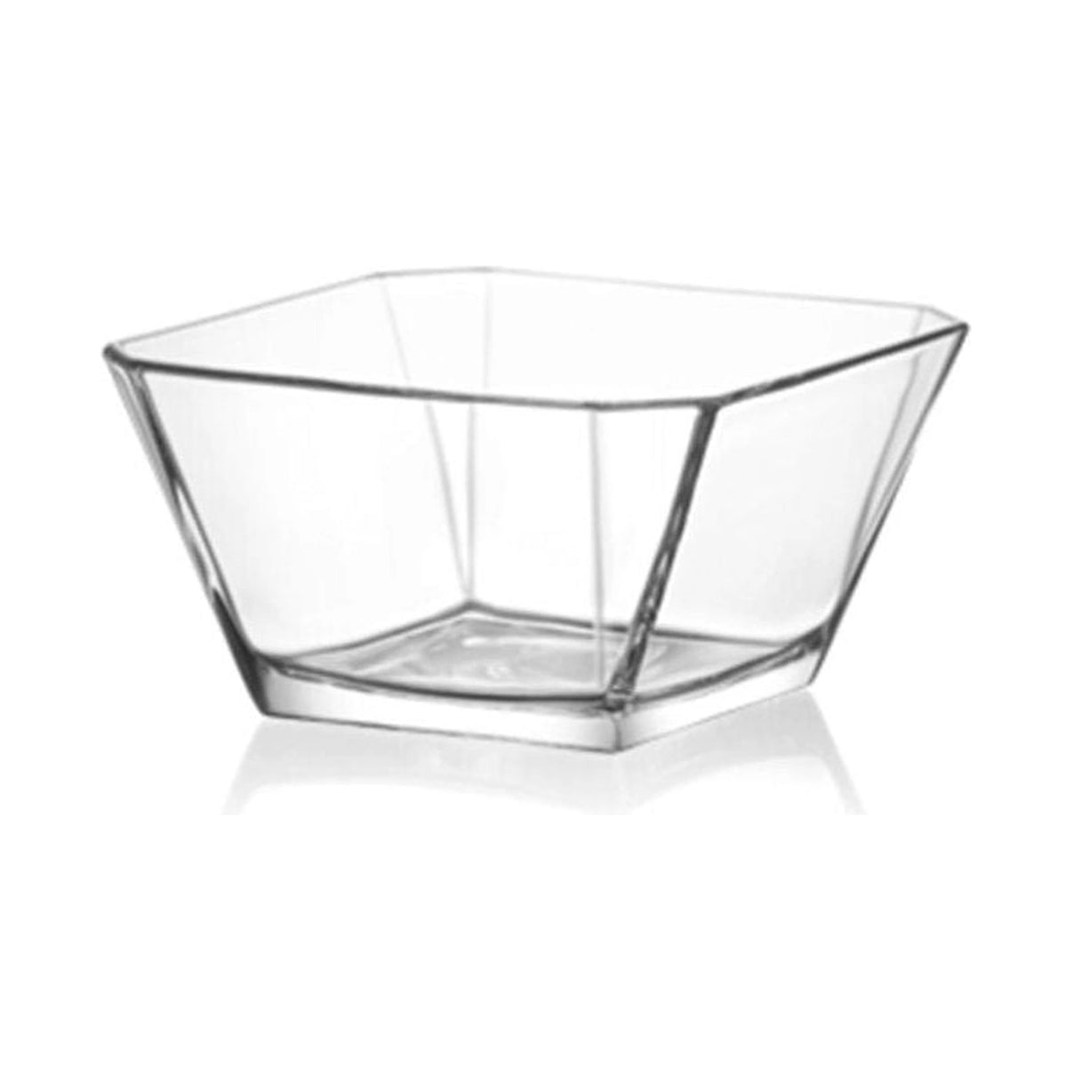 Set 6 boluri LV-KRN260F, transparent, sticla, 11x11x6 cm