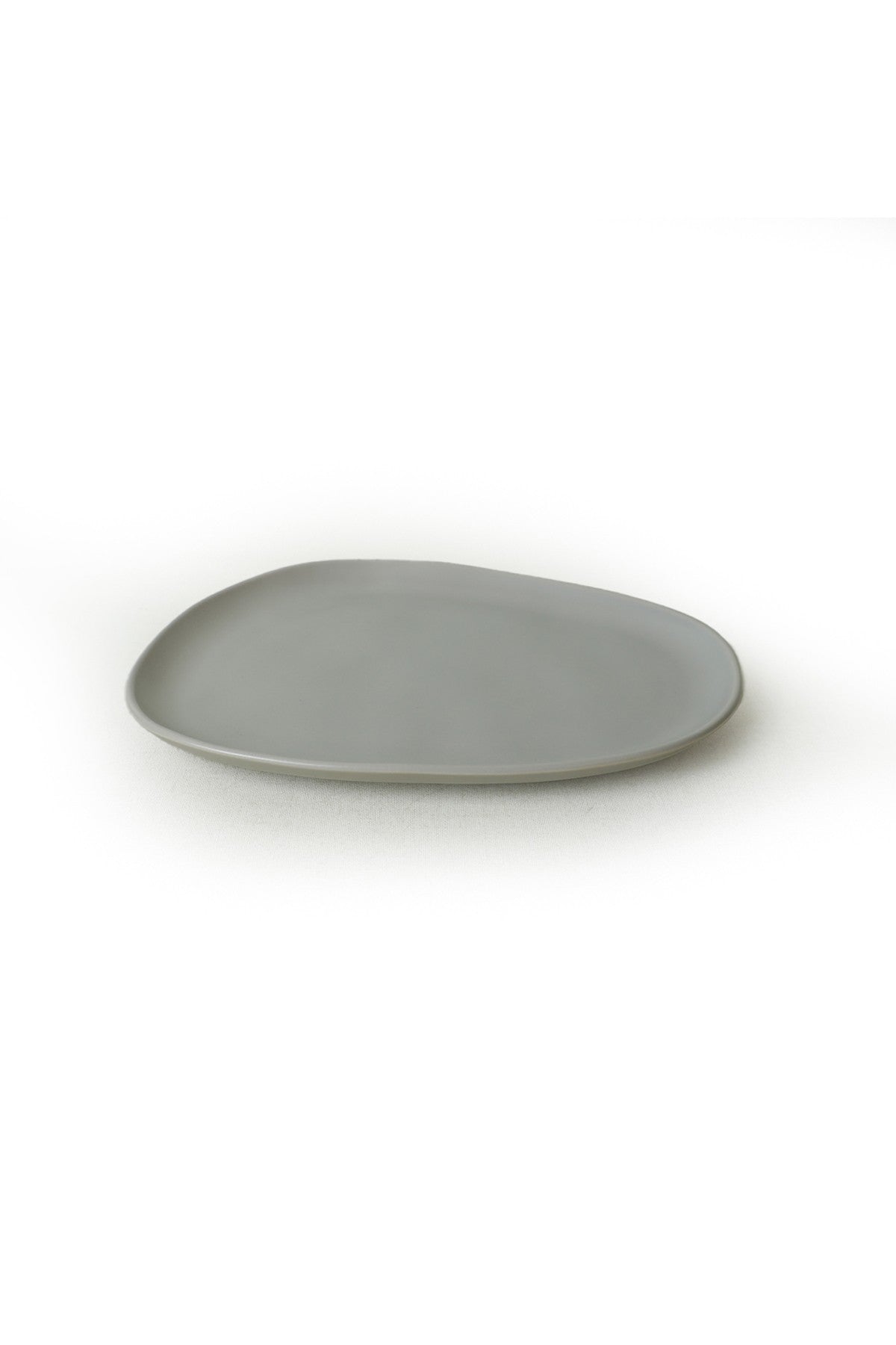 Set 6 farfurii desert 275KRM2207, gri mat, ceramica, 23 cm