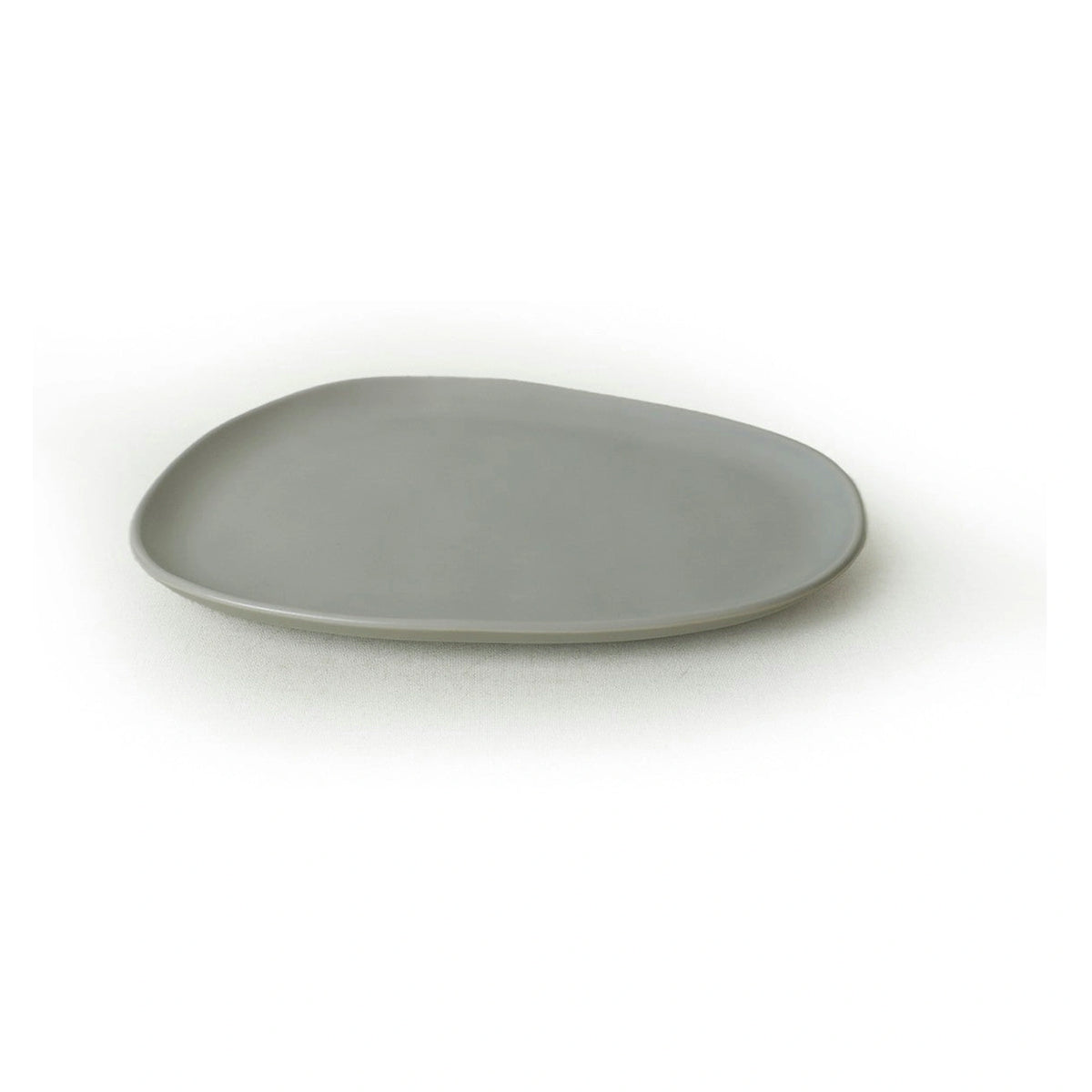 Set 6 farfurii desert 275KRM2207, gri mat, ceramica, 23 cm