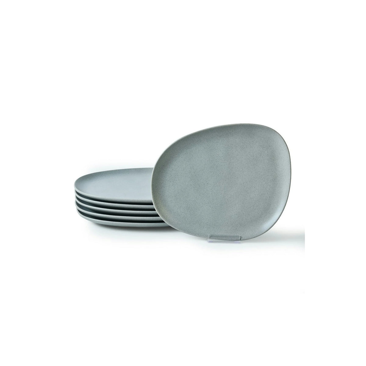 Set 6 farfurii desert 275KRM2212, gri, ceramica, 30 cm