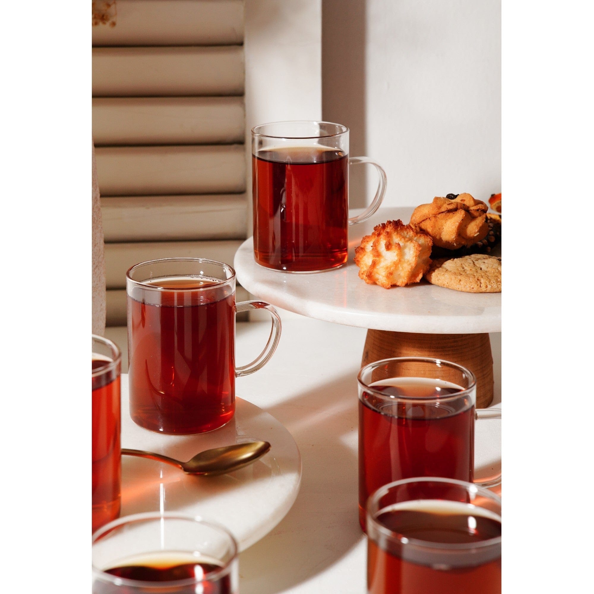 Set 6 pahare 20855-6SEFFAF, transparent, sticla, 225 ml