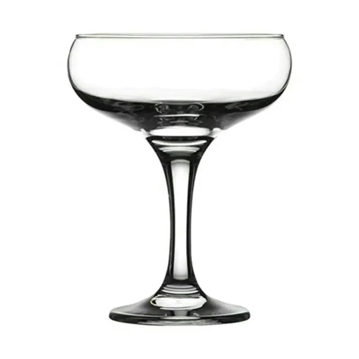 Set 6 pahare martini PB-44136, transparent, sticlă, 280 ml