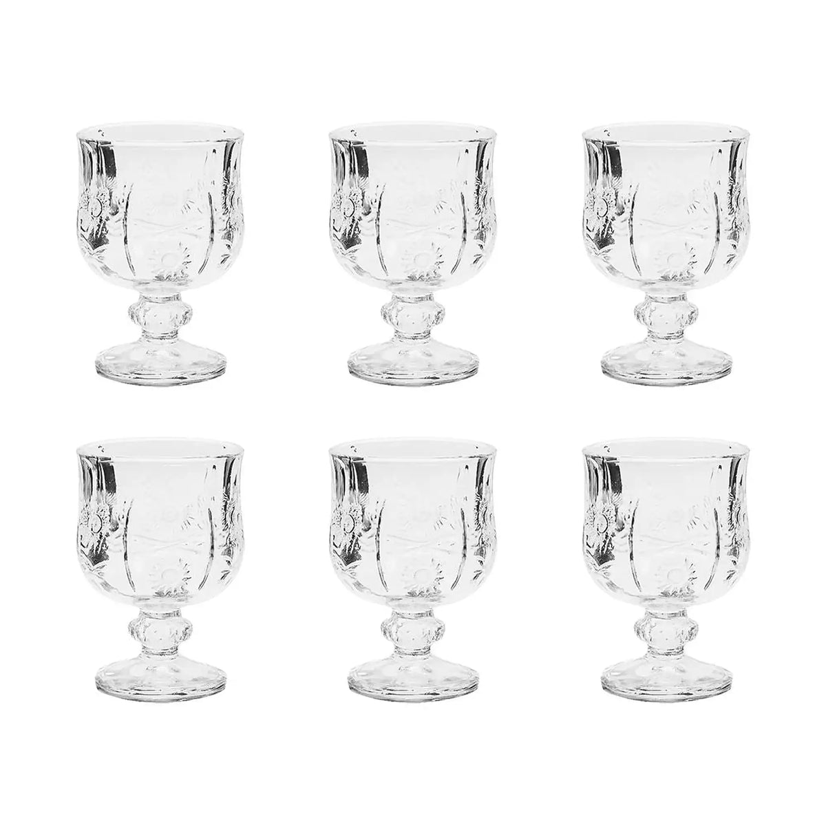 Set 6 pahare vin SHOT GLASS, transparent, cristal, 150 ml