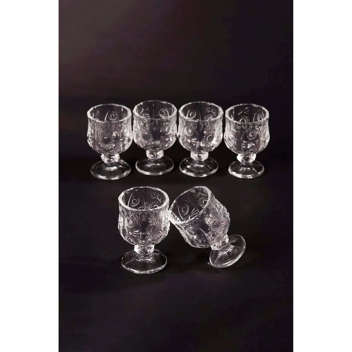 Set 6 pahare vin SHOT GLASS, transparent, cristal, 150 ml