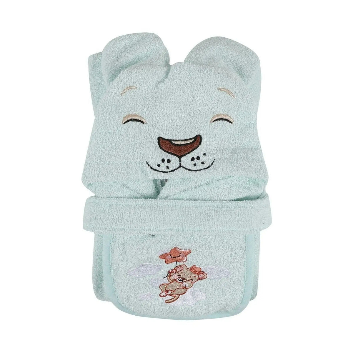 Set baie bebelusi ASLAN, verde menta, bumbac