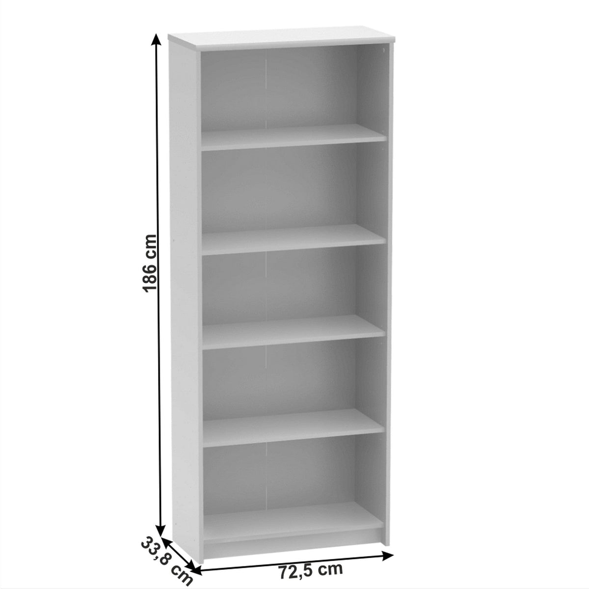 Set birou JOHAN 2 NEW, alb, DTD laminat