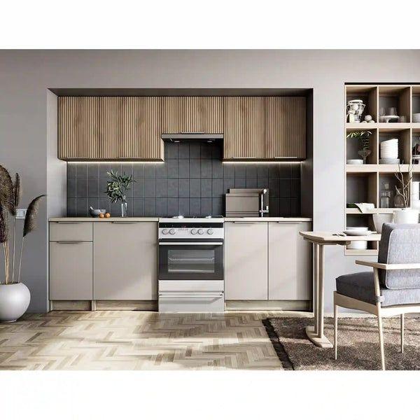 Set bucatarie TATIANA, casmir/stejar sonoma, 240 cm