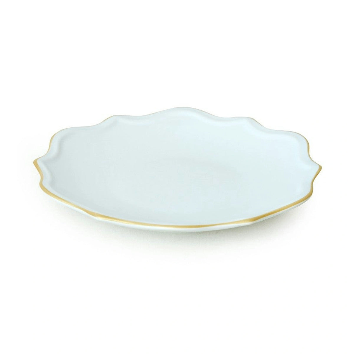 Set de cina 275KRM2222, 24 piese, alb, ceramica
