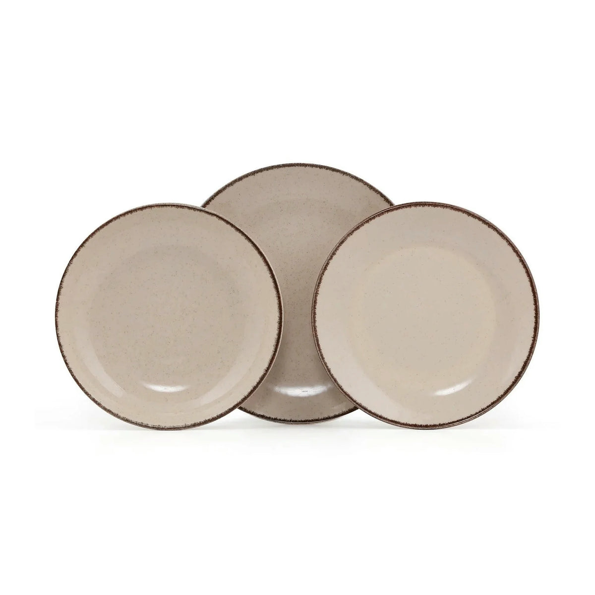 Set de cină CXEO18Y2730P02, 18 piese, scorțișoară, porțelan