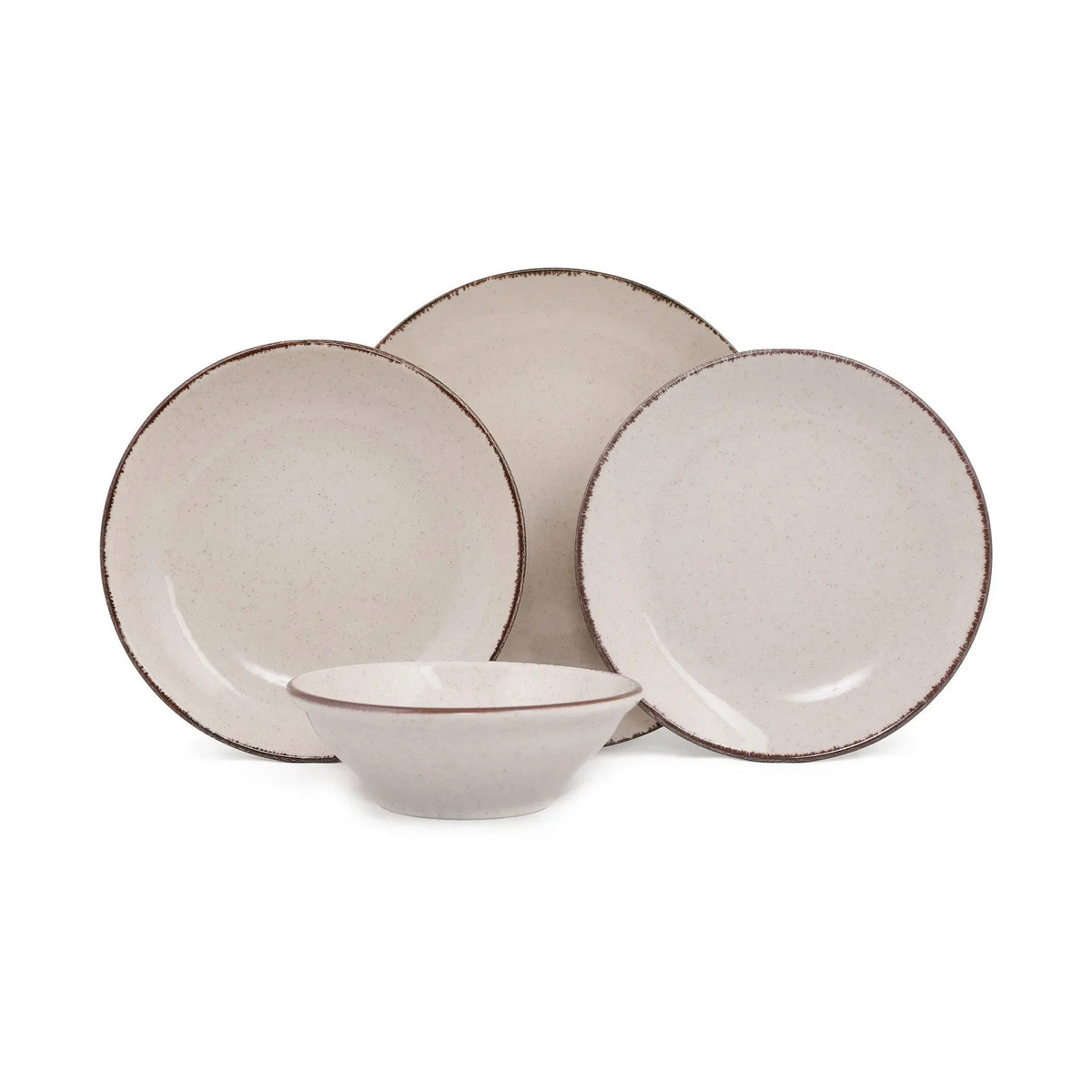 Set de cină CXEO24Y2730P02, 24 piese, scorțișoară, porțelan
