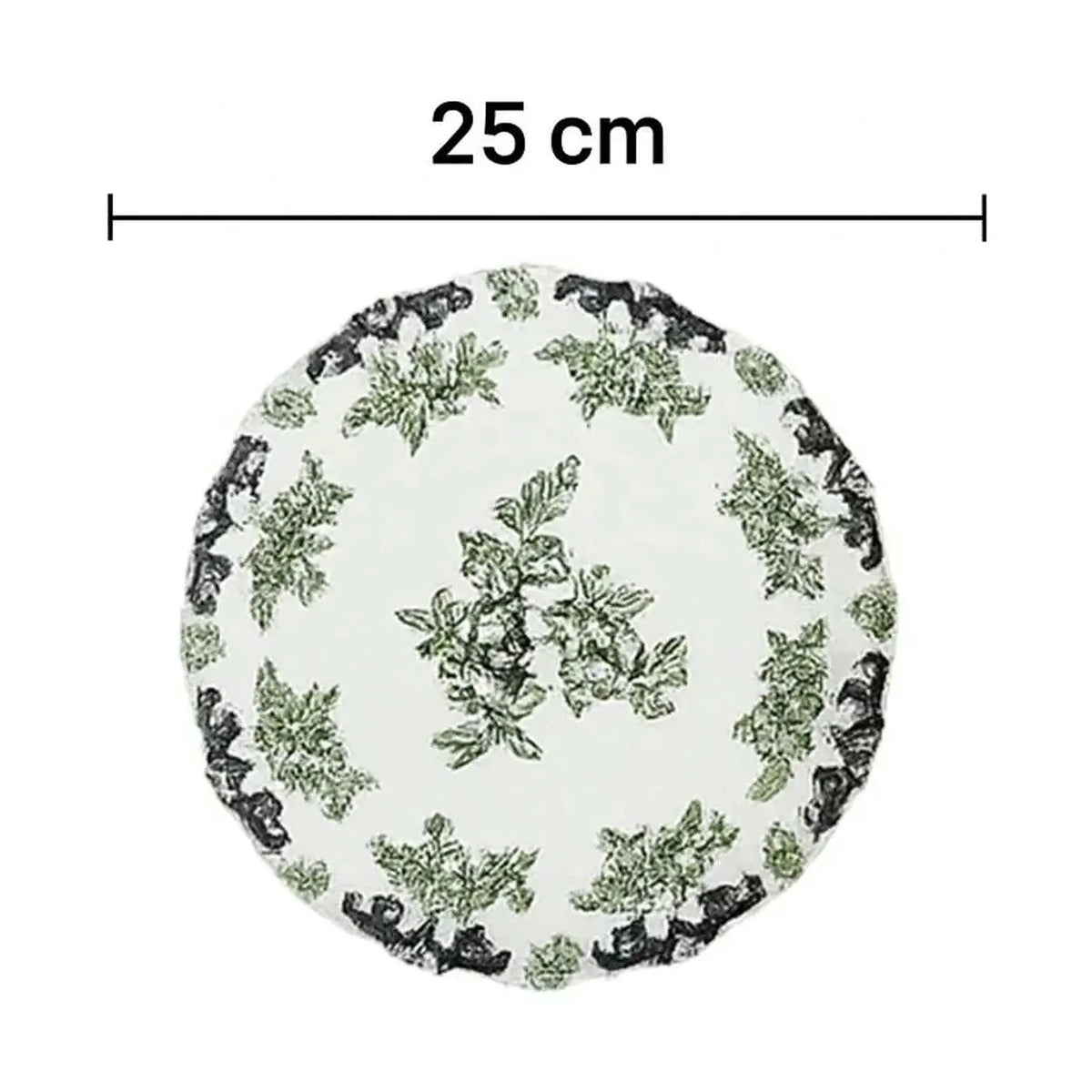 Set de cină MCH0011192, 24 piese, kaki/mentă, porțelan