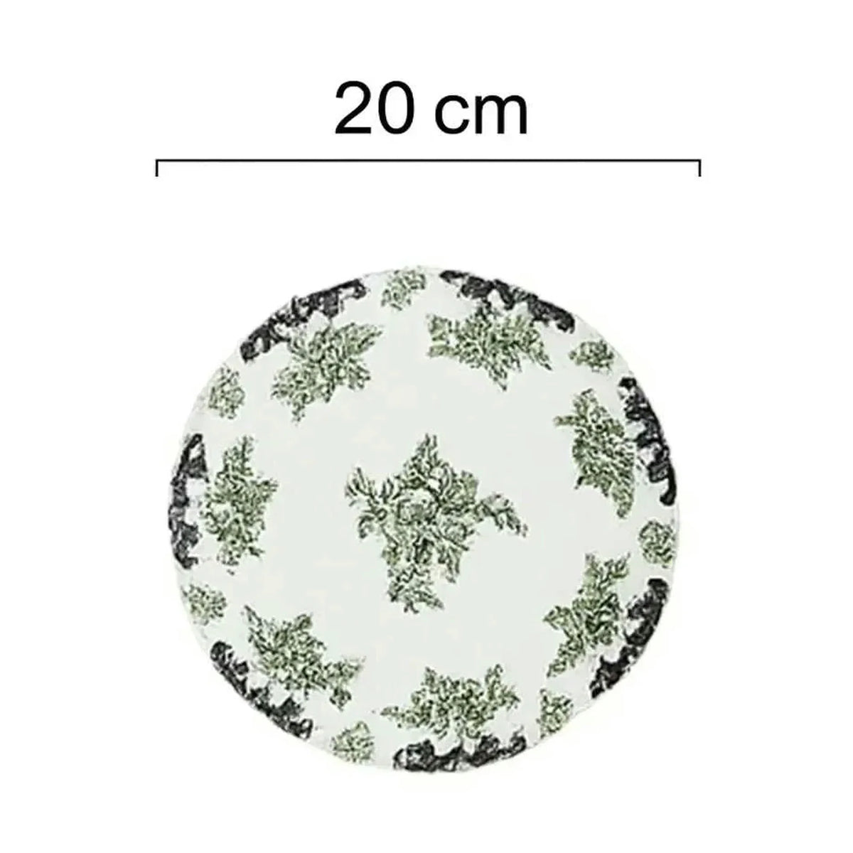 Set de cină MCH0011192, 24 piese, kaki/mentă, porțelan