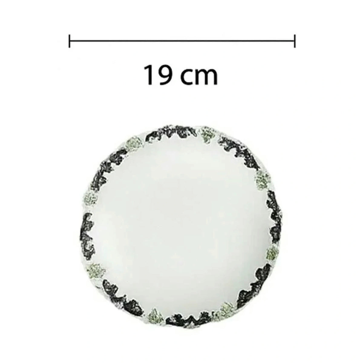 Set de cină MCH0011192, 24 piese, kaki/mentă, porțelan